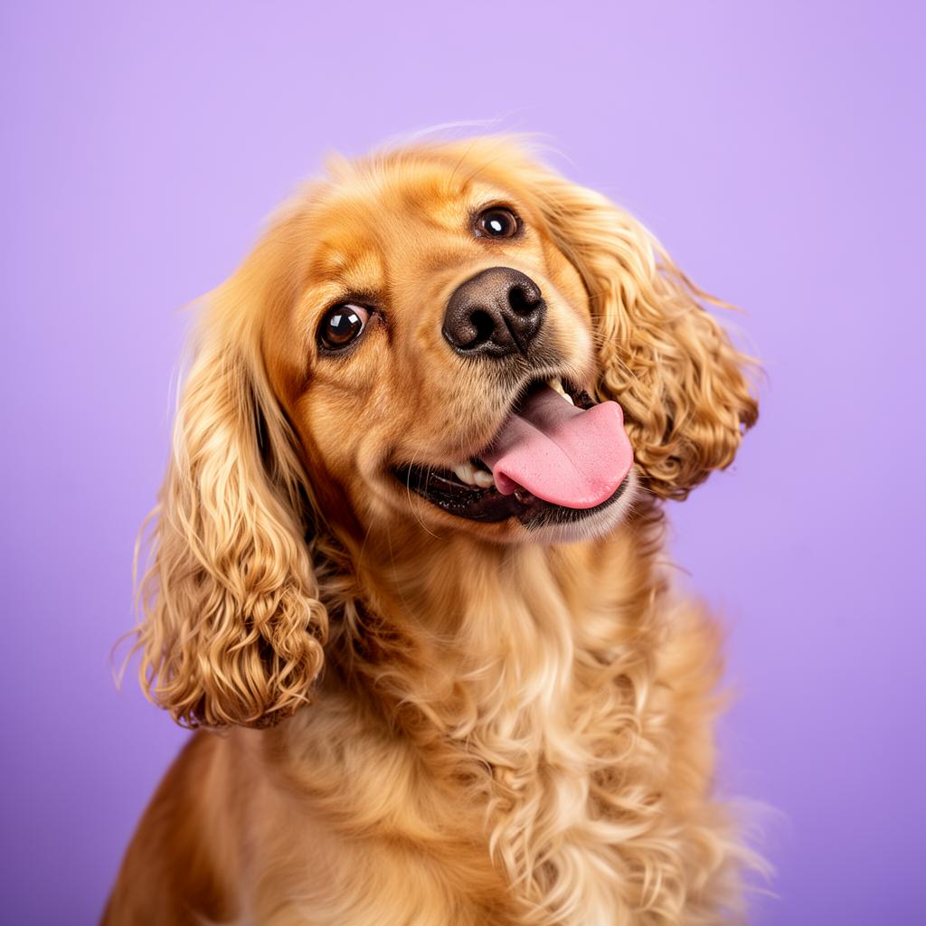 Cachorro feliz
